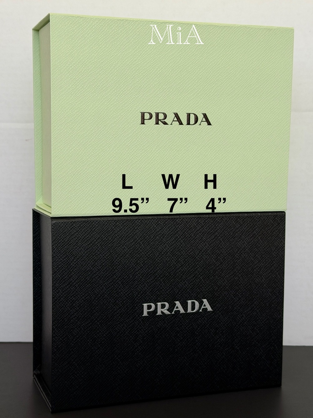 2 x PRADA Gift Boxes (9.5” x 7” x 4”)
